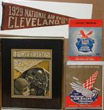 Lot#390, VINTAGE CLEVELAND AIR RACE BROCHURES, PENNANT AND FORTUNE MAGAZINE COVER, 4 PCS.