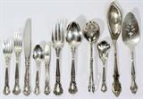 Lot#1004, GORHAM 'CHANTILLY' STERLING FLATWARE SERVICE, 67 PIECES (SERVICE FOR 16)