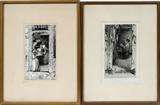 Lot#1016, JAMES MCNEILL WHISTLER (1834-1903), ETCHINGS, TWO, 6" X 3", 'MARCHANDE DU MOUTARDE' & 'RAG GATHERERS