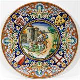 Lot#1022, ITALIAN MAJOLICA CHARGER, POSSIBLY ULYSSE CANTAGALLI, DIA 20"