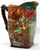 Lot#1078, ROYAL DOULTON PORCELAIN SIR FRANCIS DRAKE JUG, H 11"
