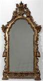 Lot#1108, FRENCH CARVED WOOD MIRROR, 19TH C., 60" X 31"