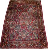 Lot#1128, SAROUK PERSIAN RUG, C. 1910-20, 5' 0" X 3' 4"