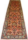 Lot#1129, SAROUK PERSIAN RUNNER, 9' 8" X 2' 7"