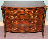 Lot#1177, MAITLAND-SMITH CHINOISERIE STYLE CHEST OF DRAWERS, H 32", W 39", D 20"