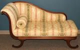 Lot#1183, FRENCH MAHOGANY RECAMIER, H 33", L 59"
