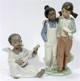 LOT #1395, LLADRO & NAO PORCELAIN FIGURES, TWO