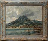 LOT #2006, FELIX BÜRGERS (GERMAN 1870-1934), OIL ON CANVAS, 24" X 32", LANDSCAPE - GERMANY