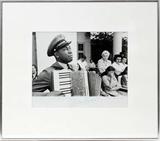 LOT # 2014, EDWARD CLARK (AMERICAN, 1912-2000), PHOTOGRAPH, SIGNED BY ARTIST & SUBJECT, 8" X 12", MOURNING FDR