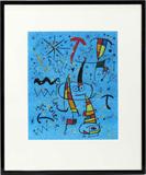 LOT #2017, ATT. TO JOAN MIRO (SPANISH 1893-1983), GOUACHE ON PAPER, C. 1967, 15 1/2" X 13" PAPER, UNTITLED