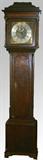 LOT #2125, GEORGIAN OAK TALL CASE CLOCK, JAMES SANDIFORD, LATE 18TH C., H 83"