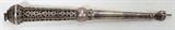 LOT #2254, VIENNESE PIERCED SILVER TORAH POINTER, L 10 1/2"