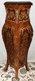 LOT #2354, MARBLE TOP FRENCH STYLE PEDESTAL, H 50", W 15"