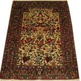 LOT#1061  KERMAN PERSIAN RUG, C. 1900, 6' 5" X 4' 8"