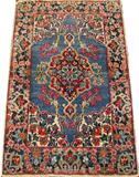LOT#2453  KERMAN PERSIAN RUG, C. 1920, 3' 0" X 2' 0"