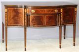 Lot# 5 KITTINGER MAHOGANY SIDEBOARD, C1950, H 38", W 66", D 24"