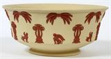 Lot# 263 WEDGWOOD JASPER BOWL, H 3 1/2", DIA 8"