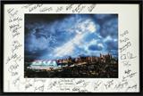 Lot# 353 AUTOGRAPHED, COLOR LITHOGRAPH, TIGER STADIUM, 23" X 35", "GONE BUT NOT FORGOTTEN", Signed by 43 past Detroit Tiger players and announcers including Hall of Famer Ernie Harwell and Paul Carey, who broadcast the last game at Tiger Stadium; Inscribed: "Gone But Not Forgotten"; "Bennet Park, Navin Field, Briggs Stadium, Tiger Stadium"; Players signatures include: Hall of Fame Player and announcer George Kell, Willie Horton, Kirk Gibson, Mickey Lolich, John Hiller, Willie Hernandez, John Wockenfuss, Clem Labine, Jon Warden, Randall Simon, Darryl Evans, Bill Freehan, Chet Lemon, Pat Dobson, Pat Sheridan, Fred Scherman, Wayne Comer, Dave Dombrowski (Detroit Tiger General Manager), Juan Berenguer, Damion Easley, Gates Brown, Phil Garner (Manager of last game at Tiger Stadium), Milt Wilcox, Dan Petry, Steve Sparks, Jim Price, Brandon Inge, Jason Thompson, Elroy Face, Craig Paquette, Shane Halter, Frank Tanana, Lou Whitaker, Jim Northrup, Rick Leach, Ned Garver, Sid Monge, Robert Fick w