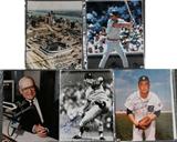 Lot# 358 VINTAGE DETROIT TIGERS, AUTOGRAPHED COLOR AND BLACK AND WHITE PHOTOS, PCS., H 10" X 8", includes vintage autographed photos of Detroit Tiger players including Hall of Fame players Charlie Gehringer, George Kell, Al Kaline; also autographed photos of Jim Northrup, John Hiller, Denny McClain and Jason Thompson;
