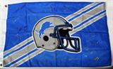 Lot# 379 DETROIT LIONS AUTOGRAPHED TEAM FLAG, JOE SCHMIDT, BILLY SIMS, ETC., 24 PLAYERS, H 24", W 36", signatures include: Hall Of Famer Joe Schmidt, Charlie Sanders, Chris Spielman, Billy Sims, Doug English, Lomas Brown, Jim David, Steve Owens, Michael Cofer, Horace King, Dexter Bussey, Levi Johnson, Eric Hipple, Ray Crockett, Mike Weger, Ken Dallifor, Kevin Scott, Bill Munson, Anthony Carter, Mike Farr, Mark Spindler, Jerry Ball, William White, Benie Blades,