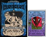 Lot# 426 ANN ARBOR HASH BASH POSTERS, TWO, Promoting the 21st and 23rd Anniversary of the annual 'Hash Bash' in Ann Arbor, MI.