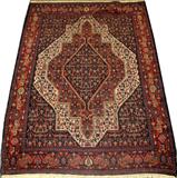 Lot# 1063 SENEH PERSIAN RUG, C. 1900, 6' 4" X 4' 4"