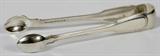 Lot# 1123 TIFFANY & CO. 'HAMILTON' STERLING SUGAR TONGS, L 4", Sterling silver sugar tongs stamped "Tiffany & Co. Sterling M [John C. Moore II, 1907-47]"; Weighs approximately 0.9 troy oz. From the Estate of Walter Connolly, Grosse Pointe Farms, Mi.