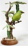Lot# 1224 ROYAL WORCESTER DOROTHY DOUGHTY 'SCARLET TANAGER' BIRD FIGURE, H 12"