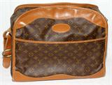 Lot# 1483 LOUIS VUITTON MONOGRAM CANVAS CARRY-ON TRAVEL BAG, W 16", D 8 1/2"