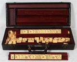 Lot# 1490 MAHJONG GAME, ENCASED, W 7", H 4", L 20"