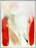 Lot# 2011 PAUL JENKINS, WATERCOLOR ON PAPER, 1966, 30" X 22" "PHENOMENA HOUSE OF MIRRORS", Signed lower left; 30 1/4" x 22 1/4". Floated in a metallic frame under glass. Provenance: Gertrude Kasle Gallery, Detroit, MI.