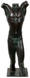 Lot# 2030 ARNO BREKER, BRONZE SCULPTURE, 31" X 13" X 10", "TORSE AUX BRAS LEVES", PARIS, 1929, Signed. Reference: "Arno Breker" by Charles Despiau, 1942 (successful bidder receives a copy of this monograph).