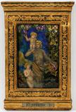 Lot# 2041 ERNESTINA MILLS, ENAMEL ON COPPER, AUTUMN, 19TH/20TH C., 7" X 4 1/2", Purchased from Society of Arts and Crafts, 1923, George Booth of Cranbrook