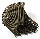 Lot# 2145 FERNANDEZ ARMAN [FRENCH 1928 - 2005], BRONZE SCULPTURE, 22" X 19'', "ACCUMULATION OF PINCERS", 22.1/2" x  19 1/4" x 16 7/8". Pincers, a.k.a. tongs. Signed by the artist on the head tong as "EA" [artist proof], bronze with golden brown patina . Cast in 1978 for a single work sold at Christie's sale 5486 lot 228 $50,000. + [11/12/ December 2007]. During the same period in the seventies, there was an Arman sculpture at Fairlane Mall in Dearborn, MI.