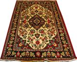 Lot# 2203 QUM MOHAIR RUG, 6' 5" X 4' 2"