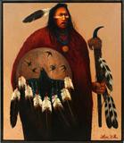 Lot# 2240 LOREN WILLIS, OIL ON CANVAS, "MEDICINE STRENGTH", 30" X 26", Signed lower right; framed.