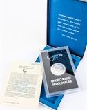 Lot #99, Coin 1883-CC Morgan Silver Dollar GSA Hoard UNC
This original 1883-CC Morgan Silver Dollar from the GSA Hoard is 26.73g of 90% Silver, Carson City minted 1,204,000. This particular coin is from the 1964 GSA Hoard with original display box and contains the certificate of authenticity. Many Morgan CC dollars were melted during the early 1900’s; yet several uncirculated specimens were collected and stored in the GSA Vaults until discovered in an audit in 1964. This is an extremely rare coin with original GSA Carson City mailer. From the internet, “In 1964, the United States Treasury halted the payment of silver dollars from their vaults following a tremendous run on the coins which had been held in storage for half a century. The remaining coins were large made up of coins struck at the Carson City Mint, which had never entered circulation. Following the passage of legislation in 1970, the hoard was authorized to be sold and sorted by date, mint mark, and condition. The most desi