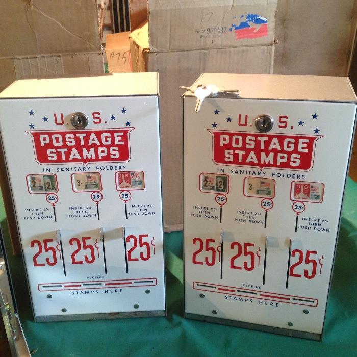 Vintage Postage Stamp Vending Machines (NEW IN BOXES )