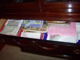 Lots of doilies, napkins & table cloths!