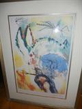 Signed print
Salvidor Dali
"Down the Rabbit Hole"
Alice in Wonderland