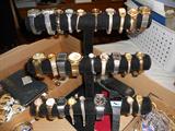 Large selection of watches.