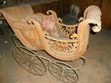 Antique, late 1800's), Heywood Brothers, (pre Heywood Wakefield), Wicker Buggy