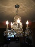 Antique Czechoslovakian Crystal Chandelier
pre 1920's