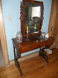 English Vanity
Empire Style
circa 1850-1870

approx. 37" x 17" x 62" H