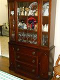 This China Hutch is for sale,
but not the contents.