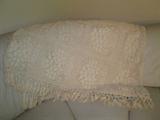 Vintage Handmade twin bed coverlet, pristine condition