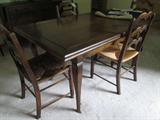 Baker Furniture Dining Table
Top lifts up - ends extend for extra seating!
Chairs sold seperately