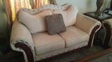 Love seat with pull out bed