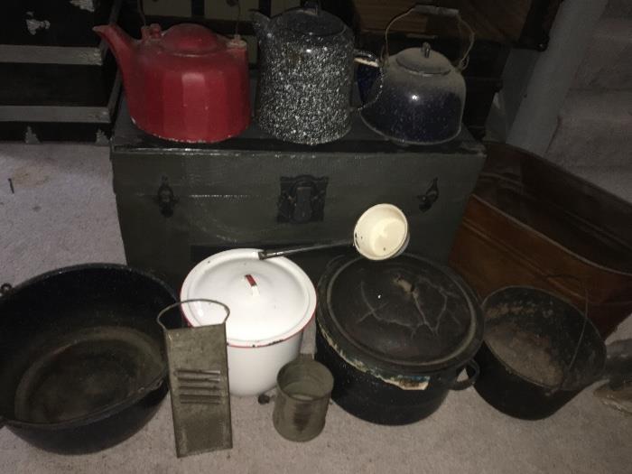 Cast Iron kettles pots and more!