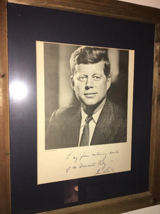 John F. Kennedy Framed Art